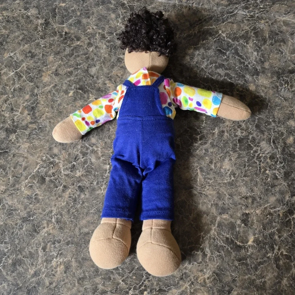 LOVEVERY Baby Avery Gender Neutral Plush Doll 12 inch Montessori Organic Cotton - Picture 2 of 4